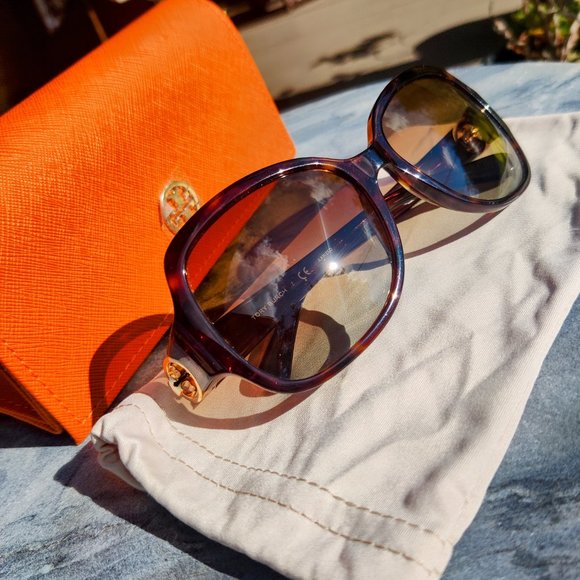 Tory Burch Tortoise Sunglasses - Picture 2 of 12